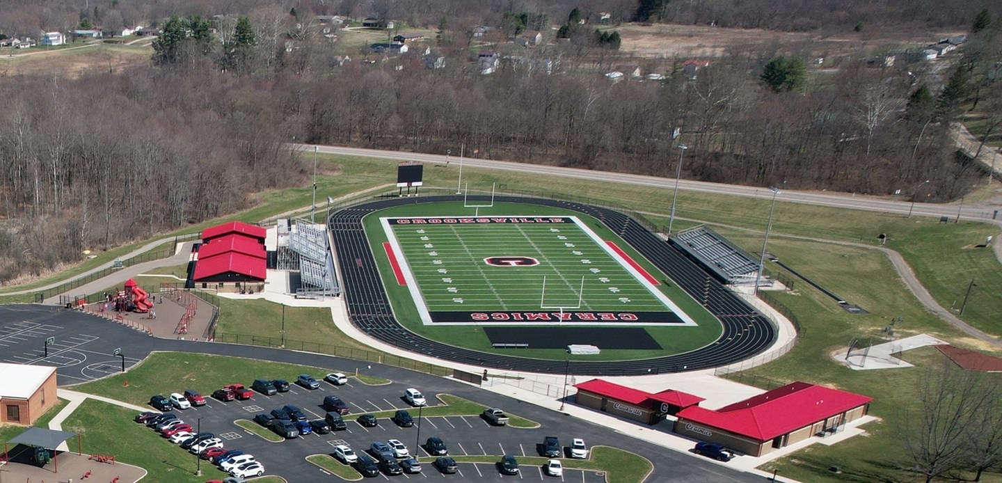 Ariel pic of field